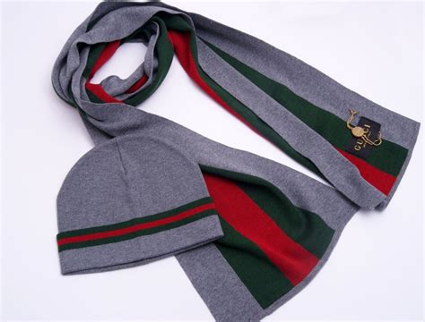 replica gucci hat and scarf set|gucci scarf real.